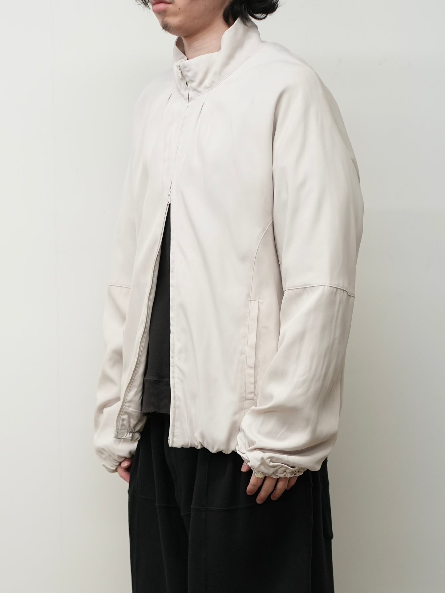 TUCK KIMONO BLOUSON(D.WHITE)