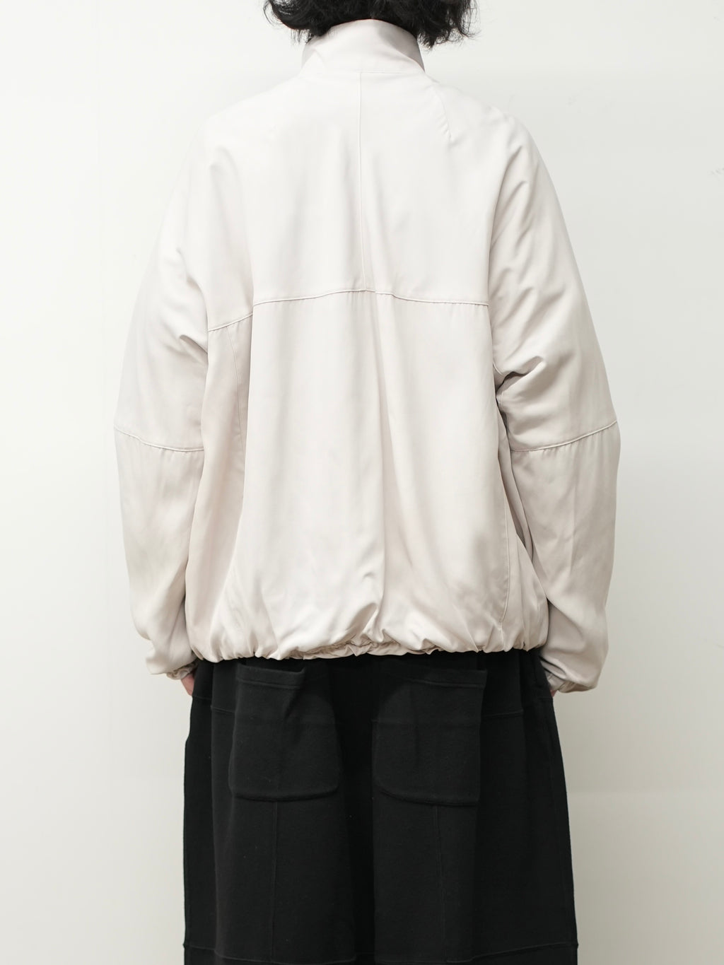 TUCK KIMONO BLOUSON(D.WHITE)