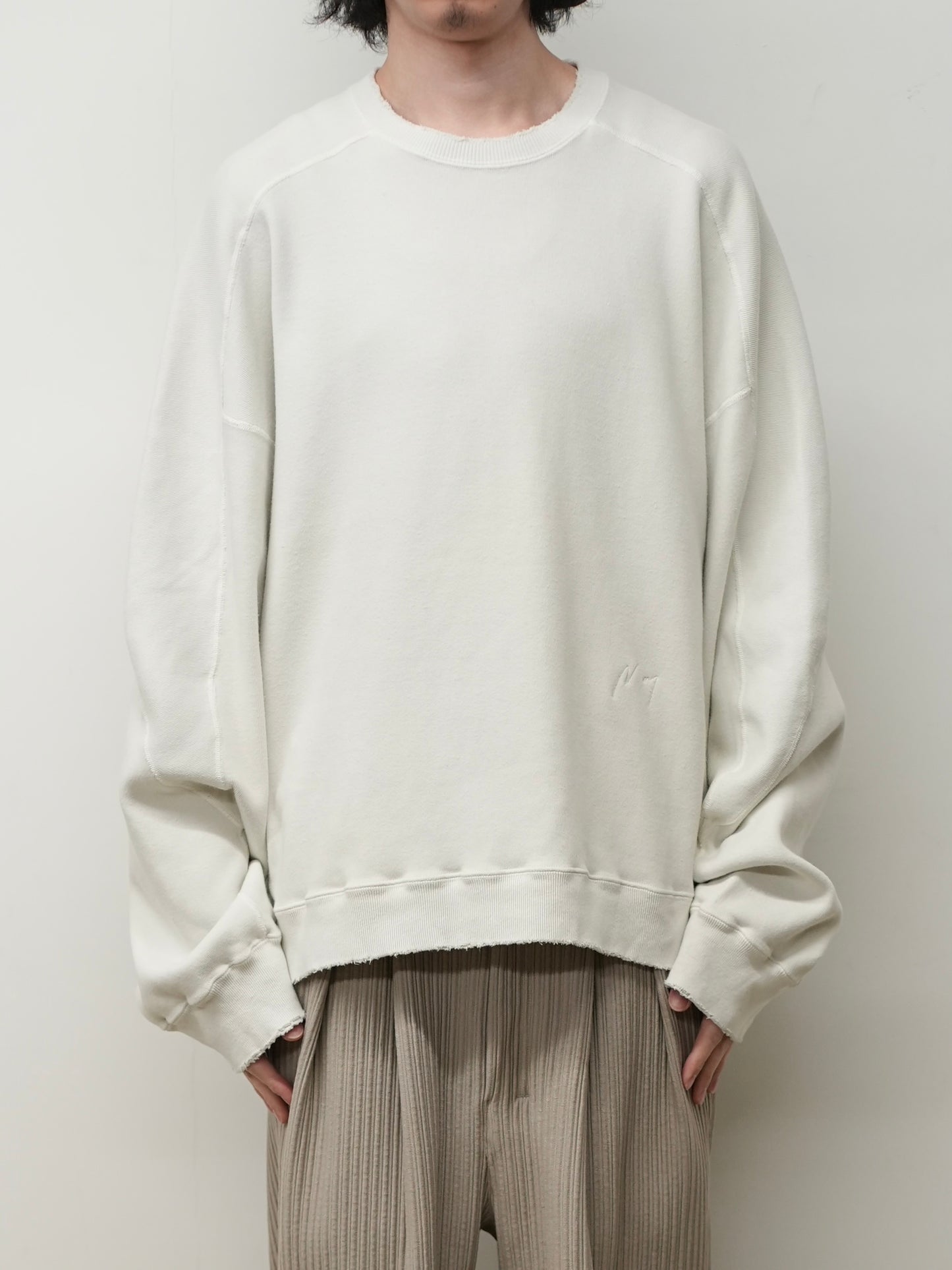 SMOOTH SWEAT SHIRT(OFF)