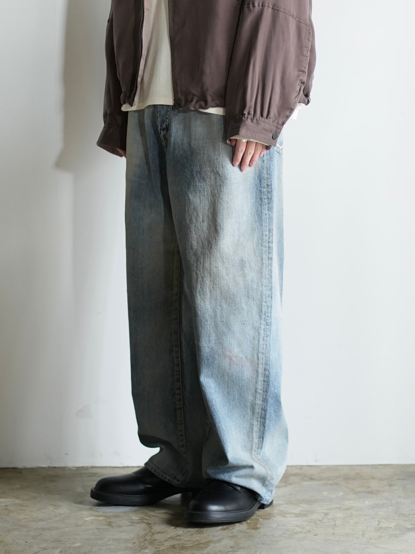 #01 MIDTAPERED 5P DENIM PANTS(INDIGO)