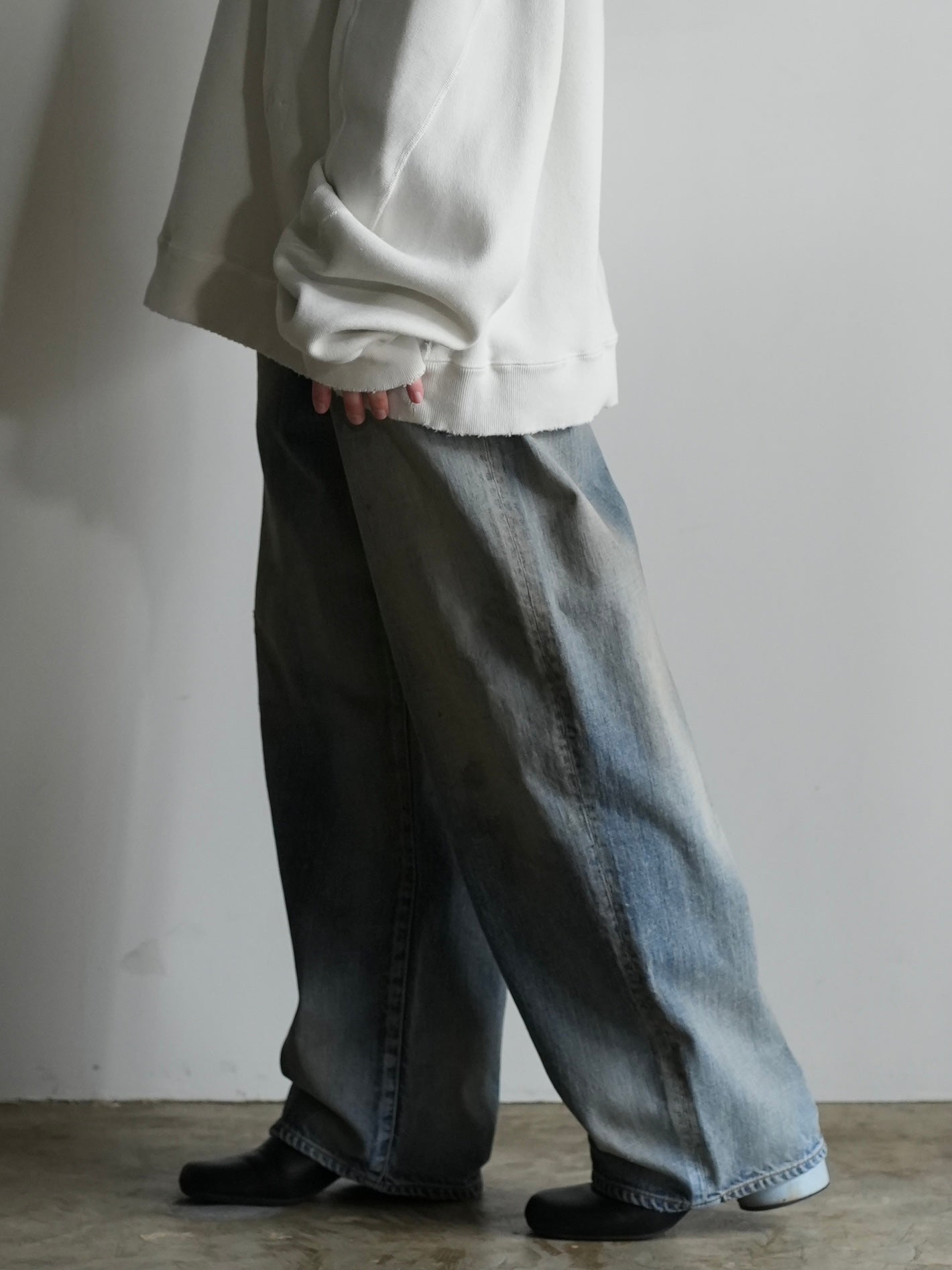 #01 MIDTAPERED 5P DENIM PANTS(INDIGO)