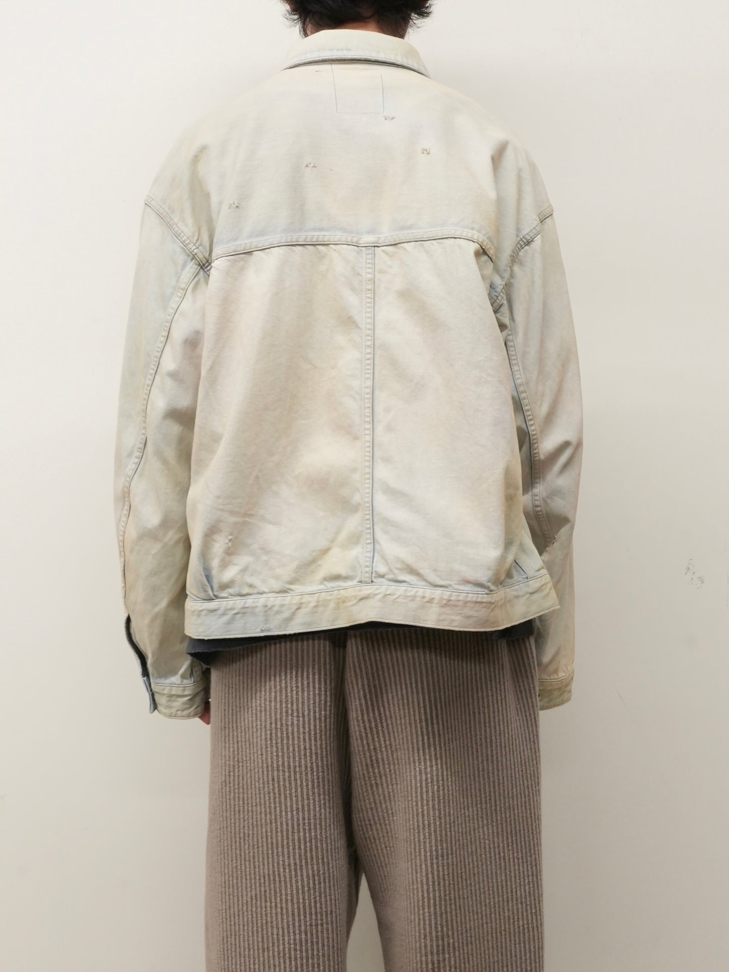 LAYERING COLOR DENIM JACKET(INDIGO)