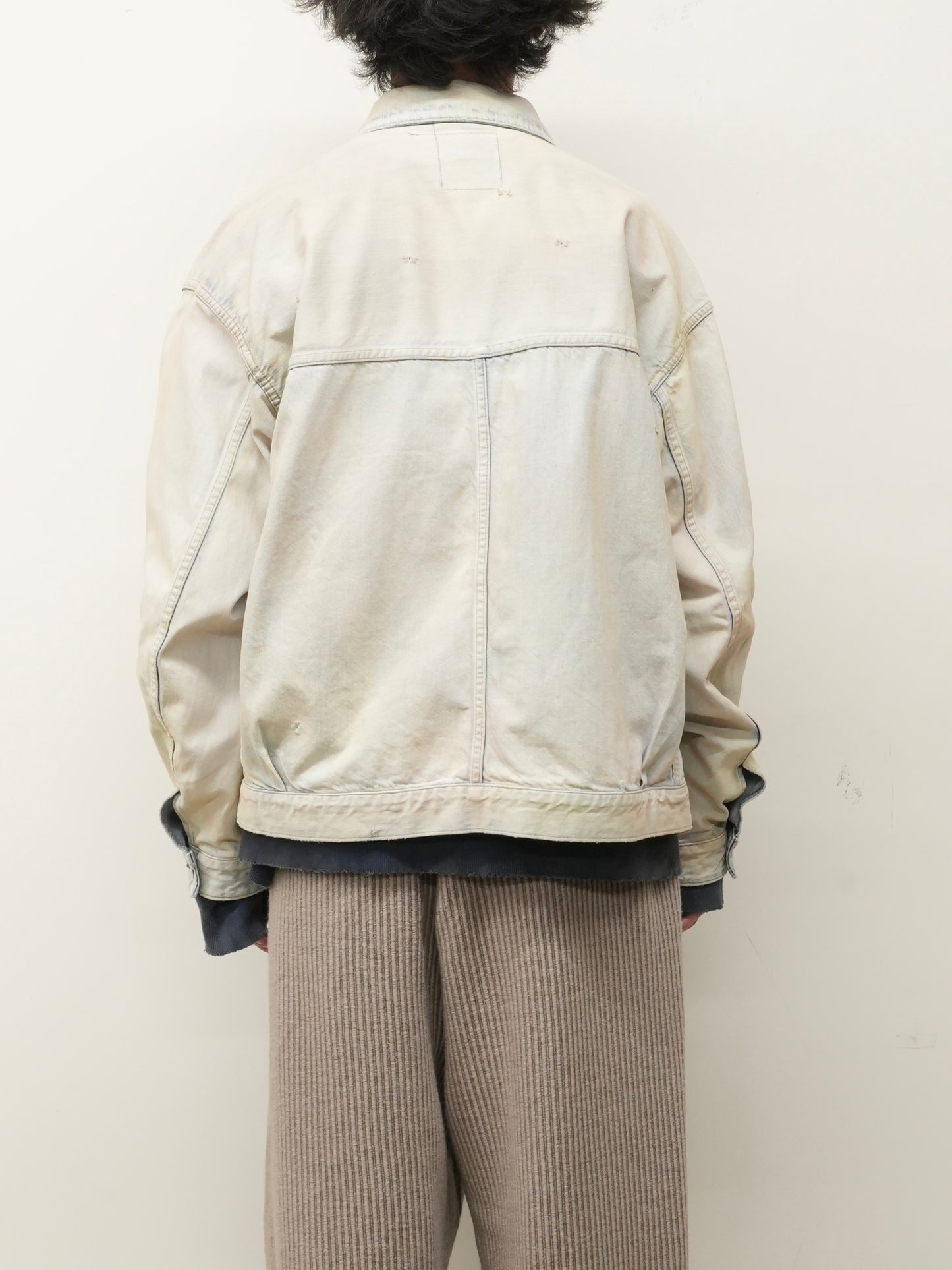 LAYERING COLOR DENIM JACKET(INDIGO)