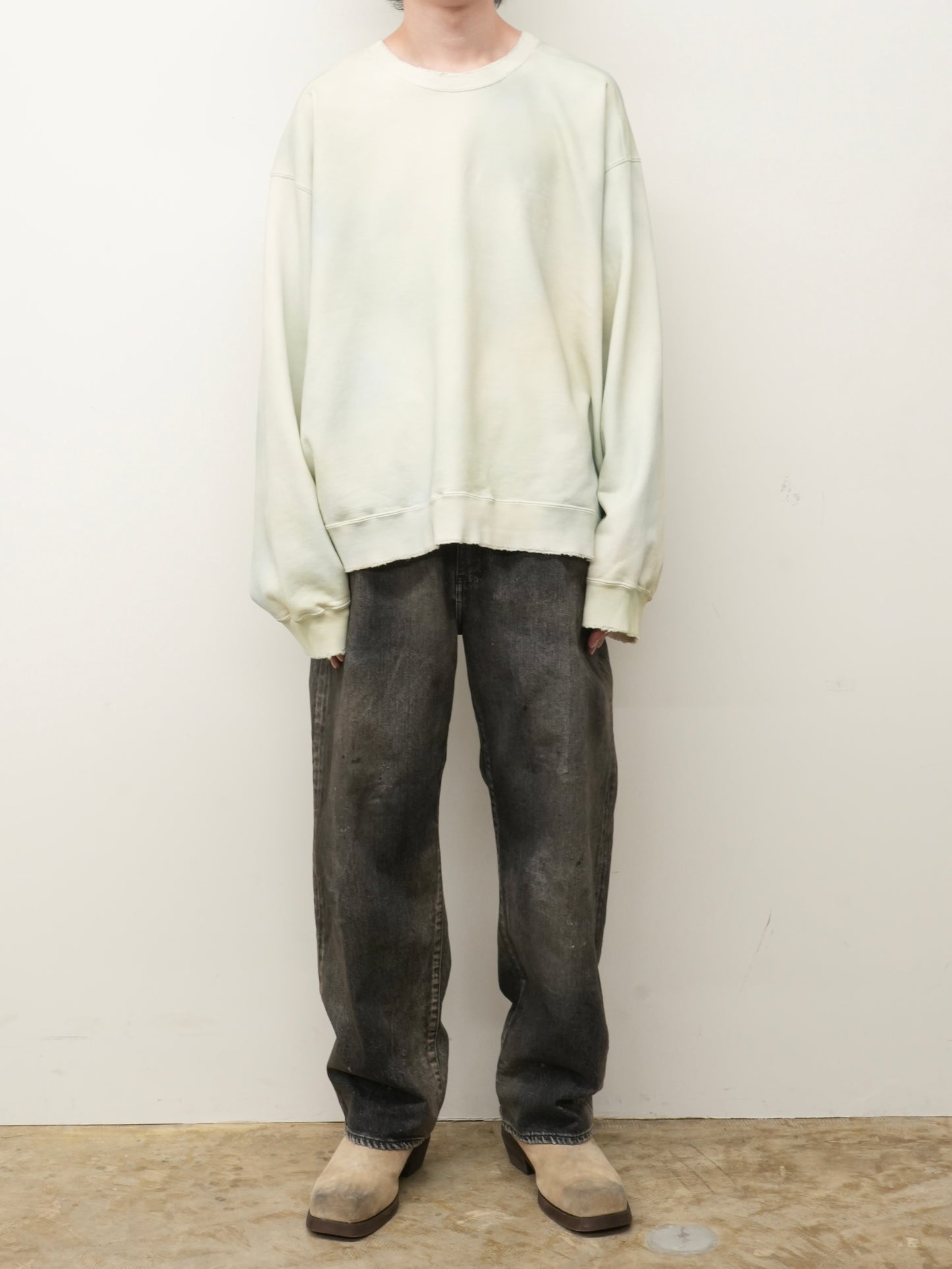 BRIDGE SWEAT SHIRT(LAKE)