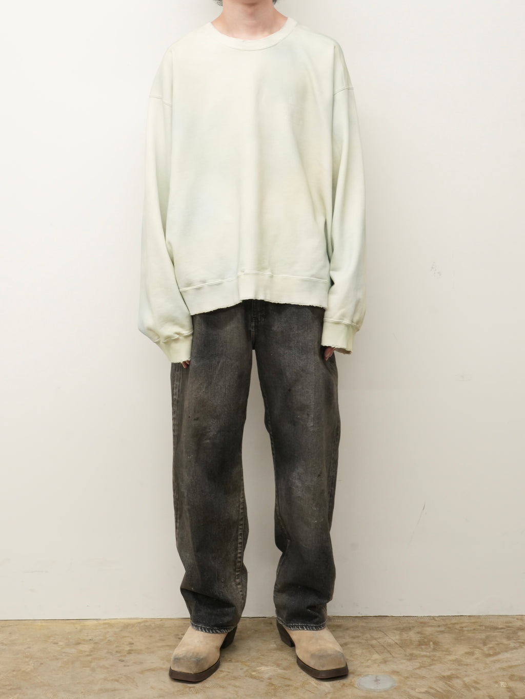 BRIDGE SWEAT SHIRT(LAKE)