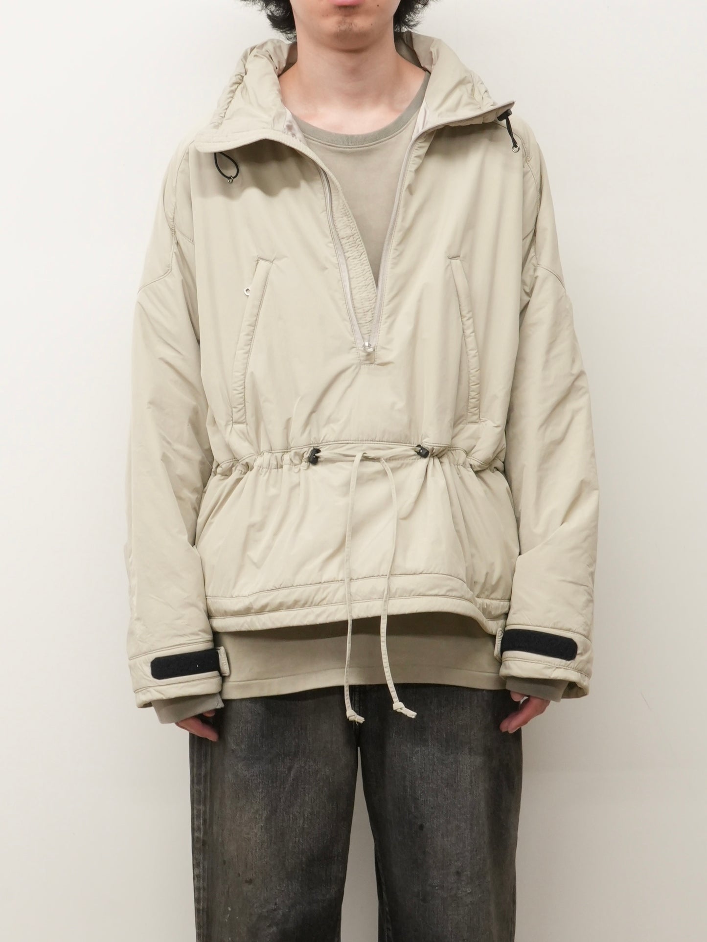 PADDING PULLOVER JACKET(BEIGE)