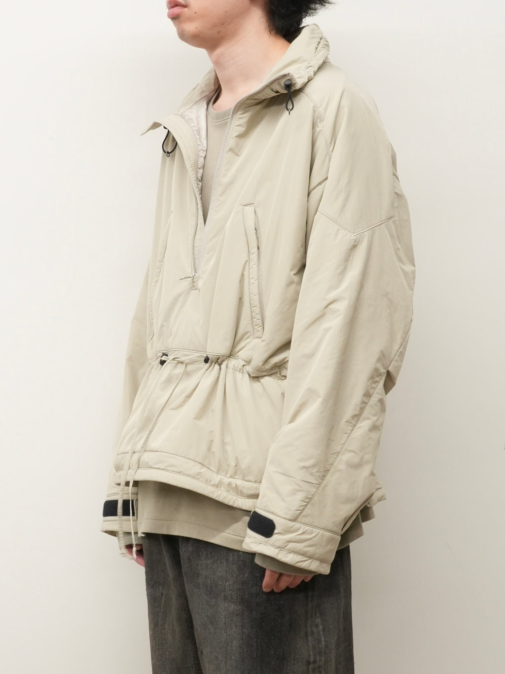 PADDING PULLOVER JACKET(BEIGE)