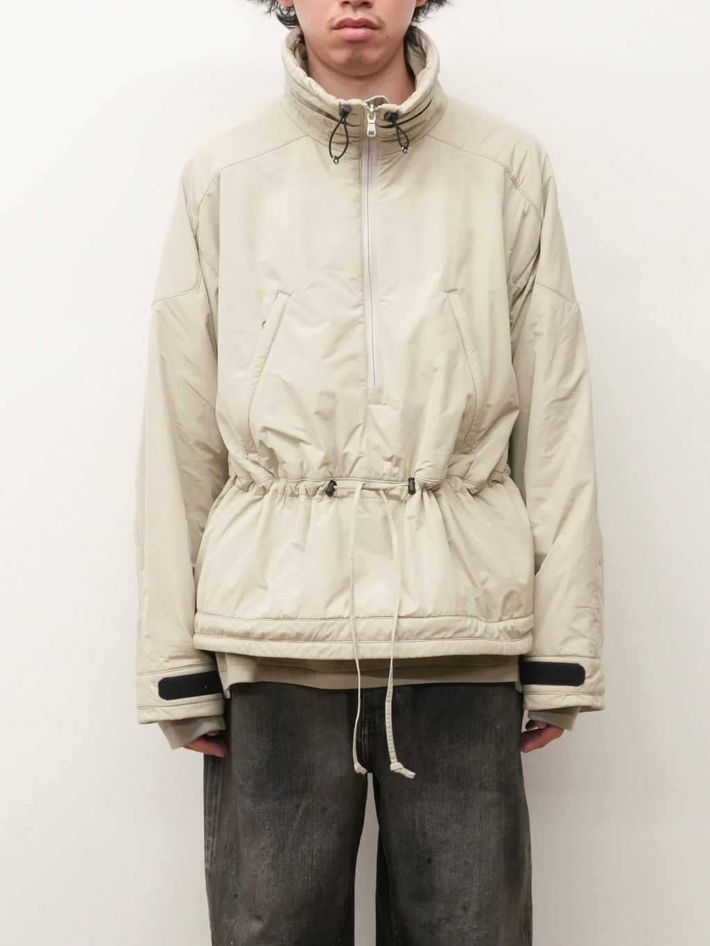 PADDING PULLOVER JACKET(BEIGE)