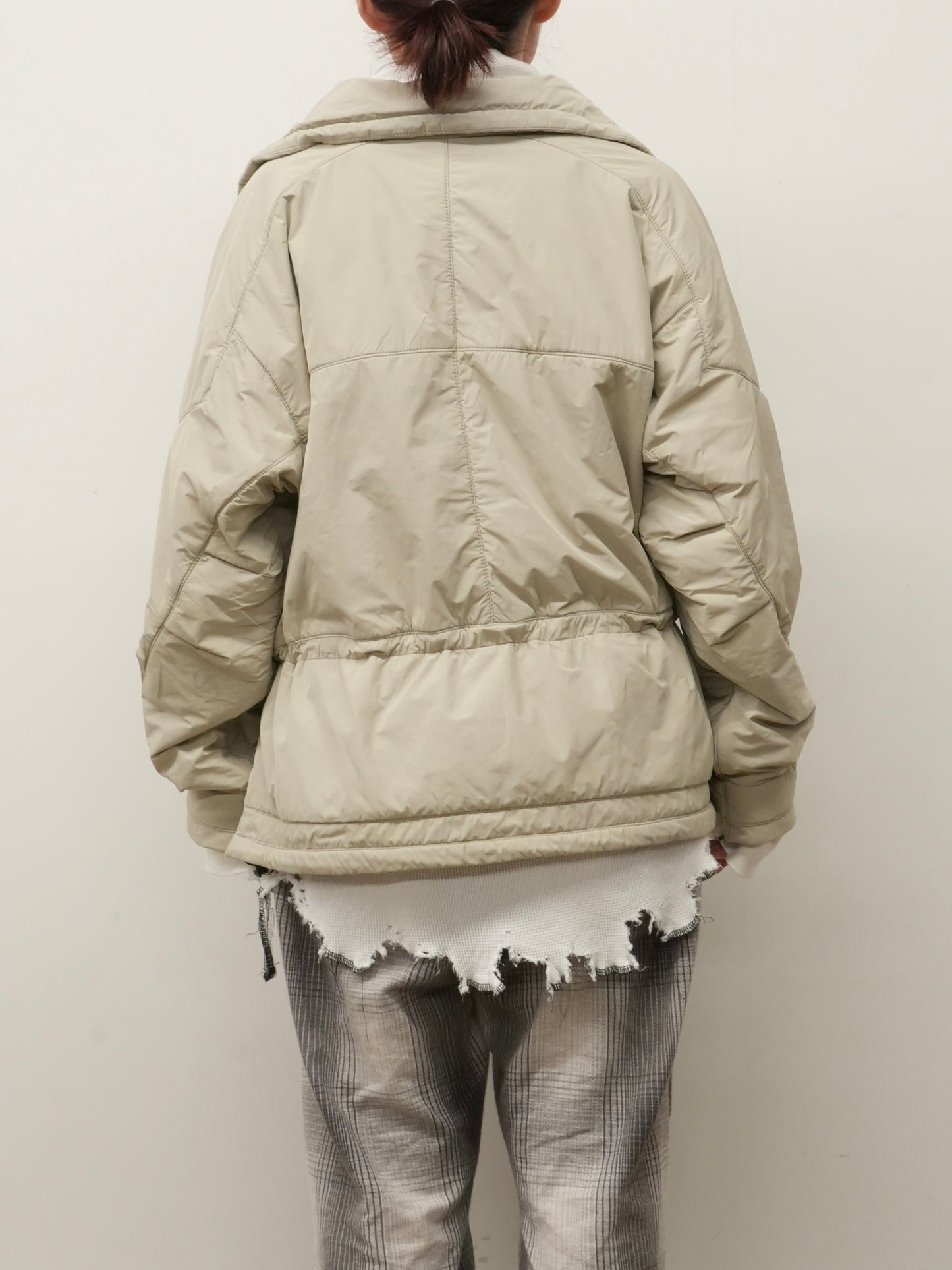 PADDING PULLOVER JACKET(BEIGE)