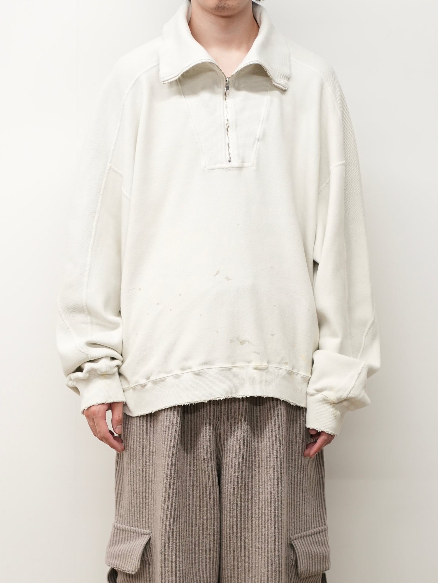 SMOOTH KNIT PULLOVER SHIRT(GRAY)