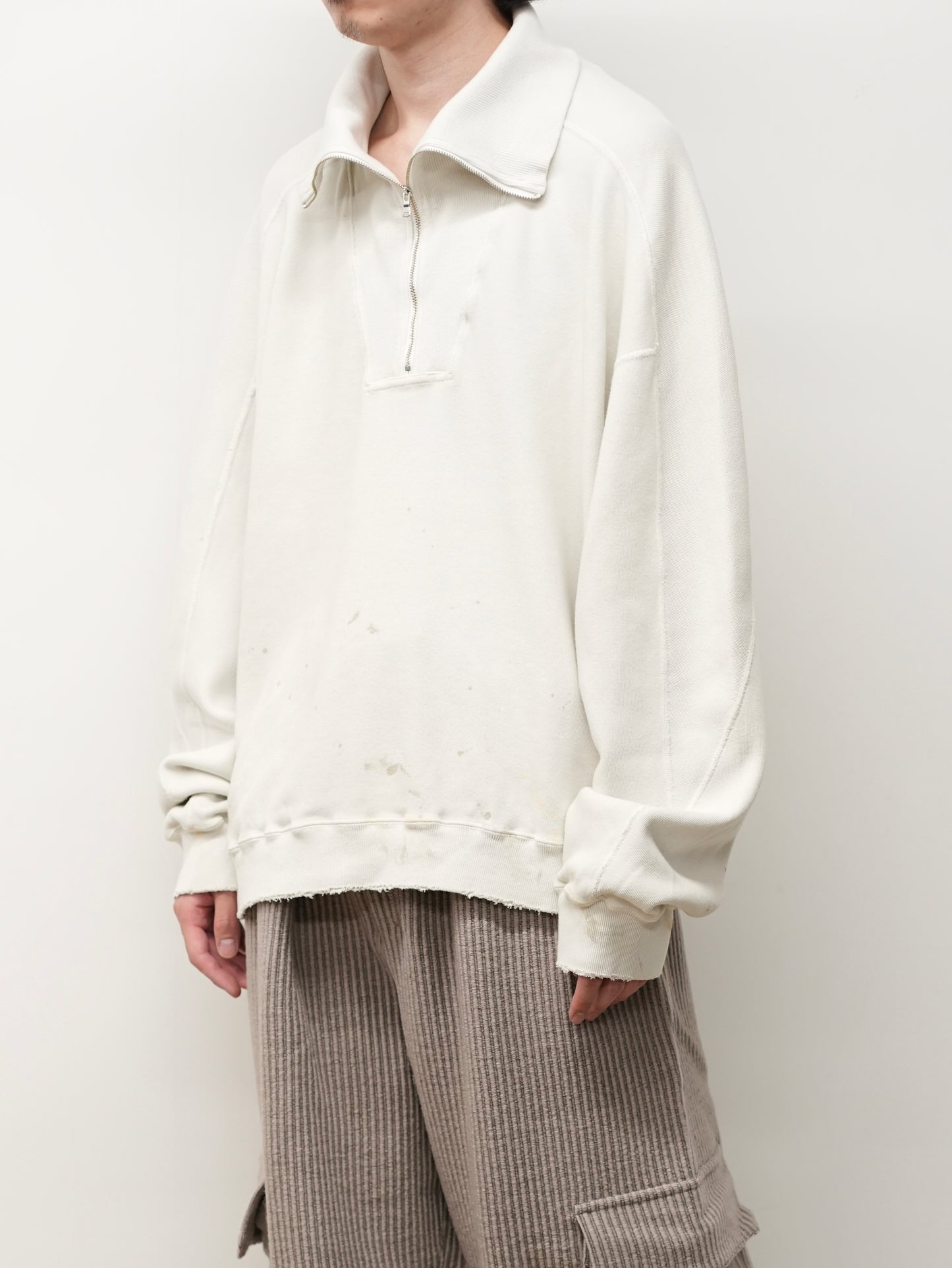 SMOOTH KNIT PULLOVER SHIRT(GRAY)