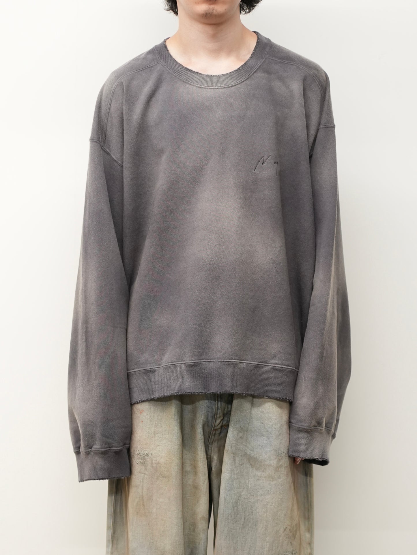 UNEVENNESS SWEAT SHIRT(D.PLUM)