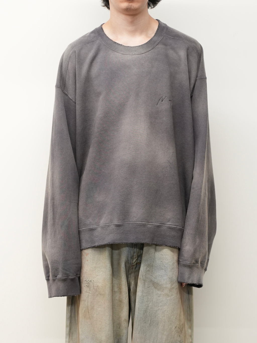 UNEVENNESS SWEAT SHIRT(D.PLUM)