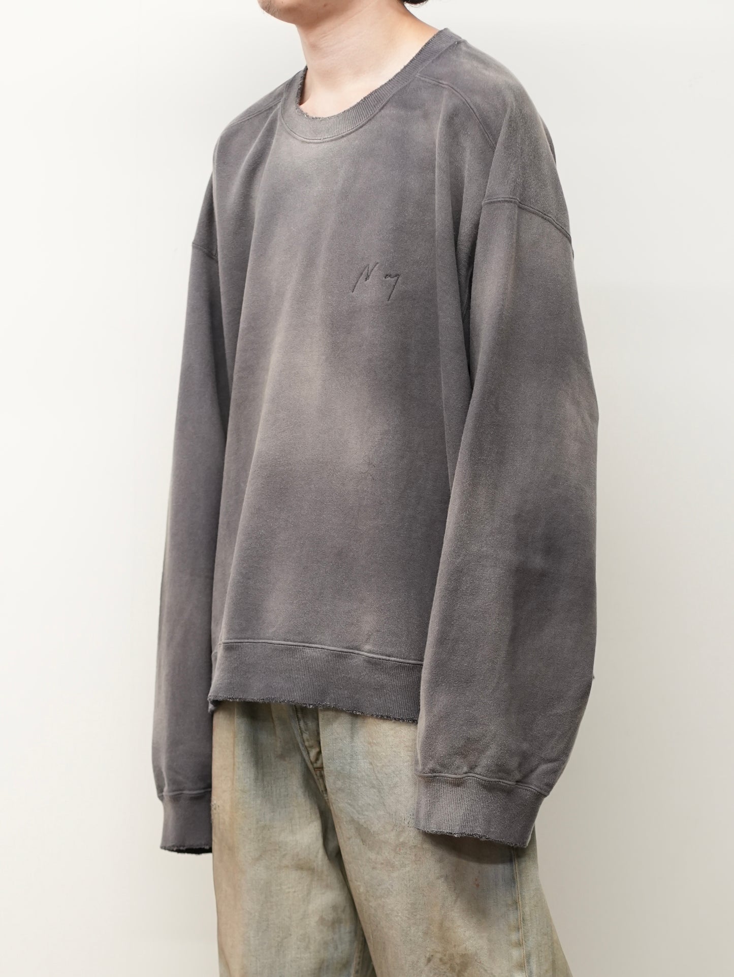 UNEVENNESS SWEAT SHIRT(D.PLUM)