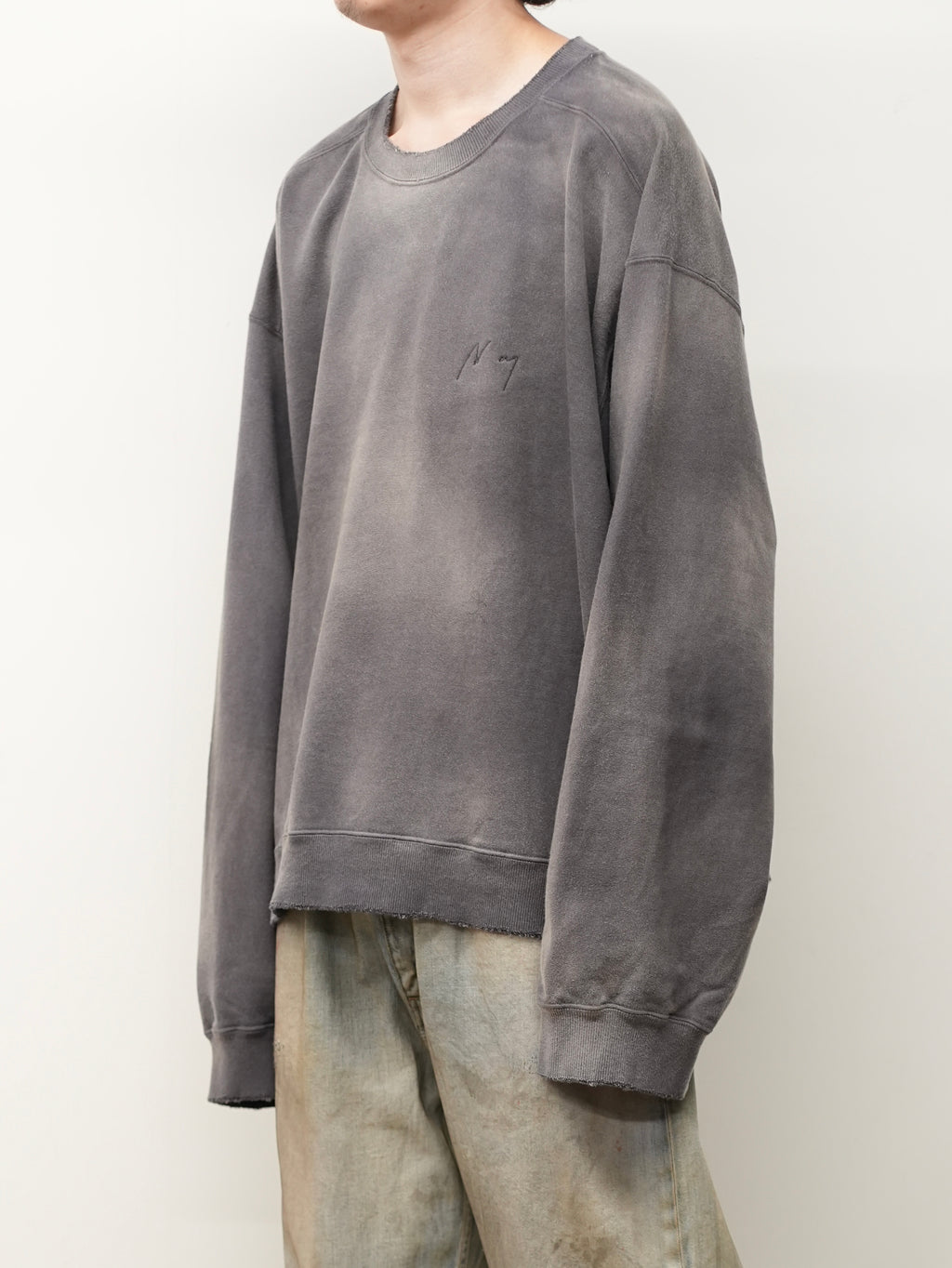 UNEVENNESS SWEAT SHIRT(D.PLUM)