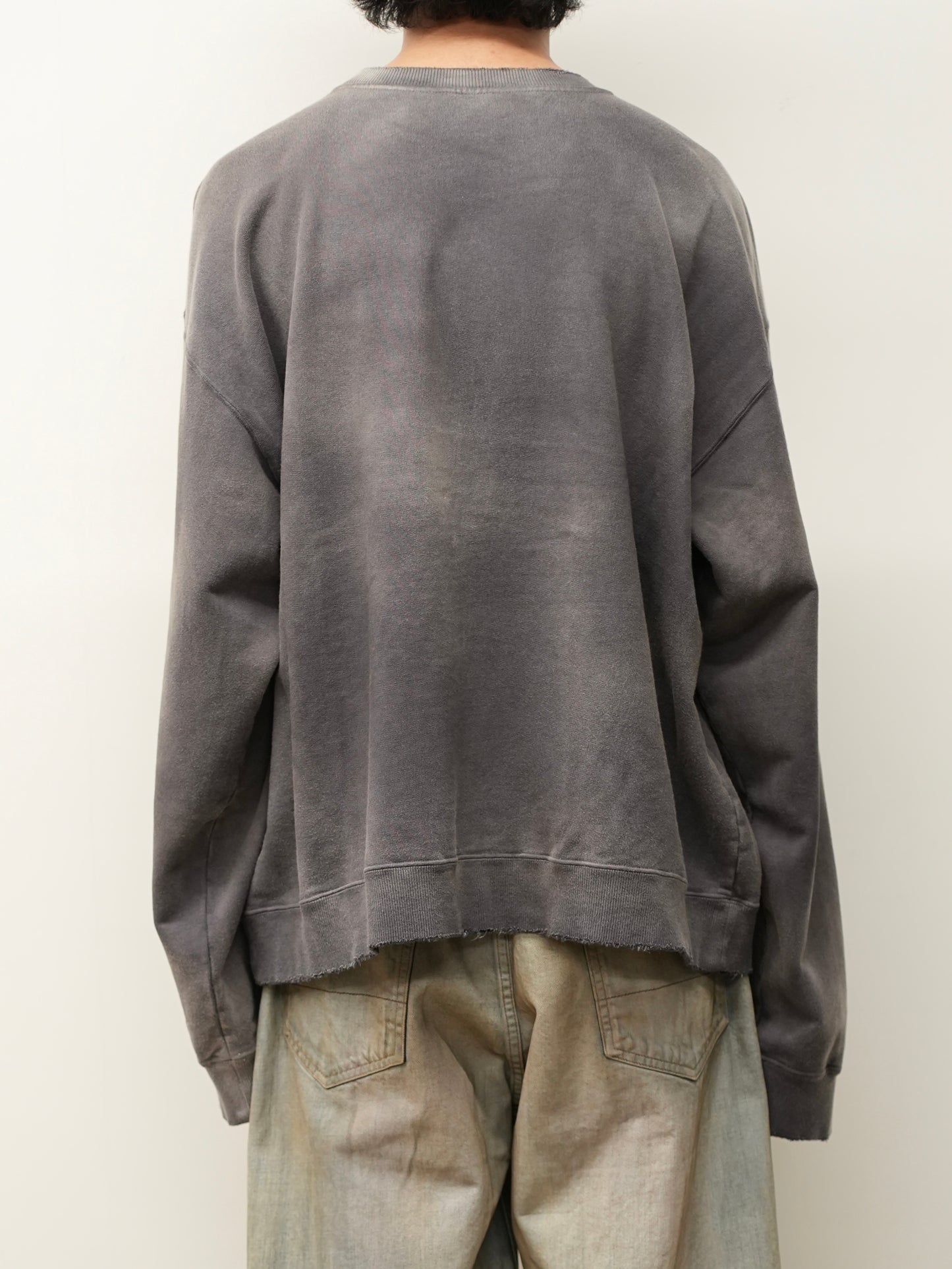 UNEVENNESS SWEAT SHIRT(D.PLUM)