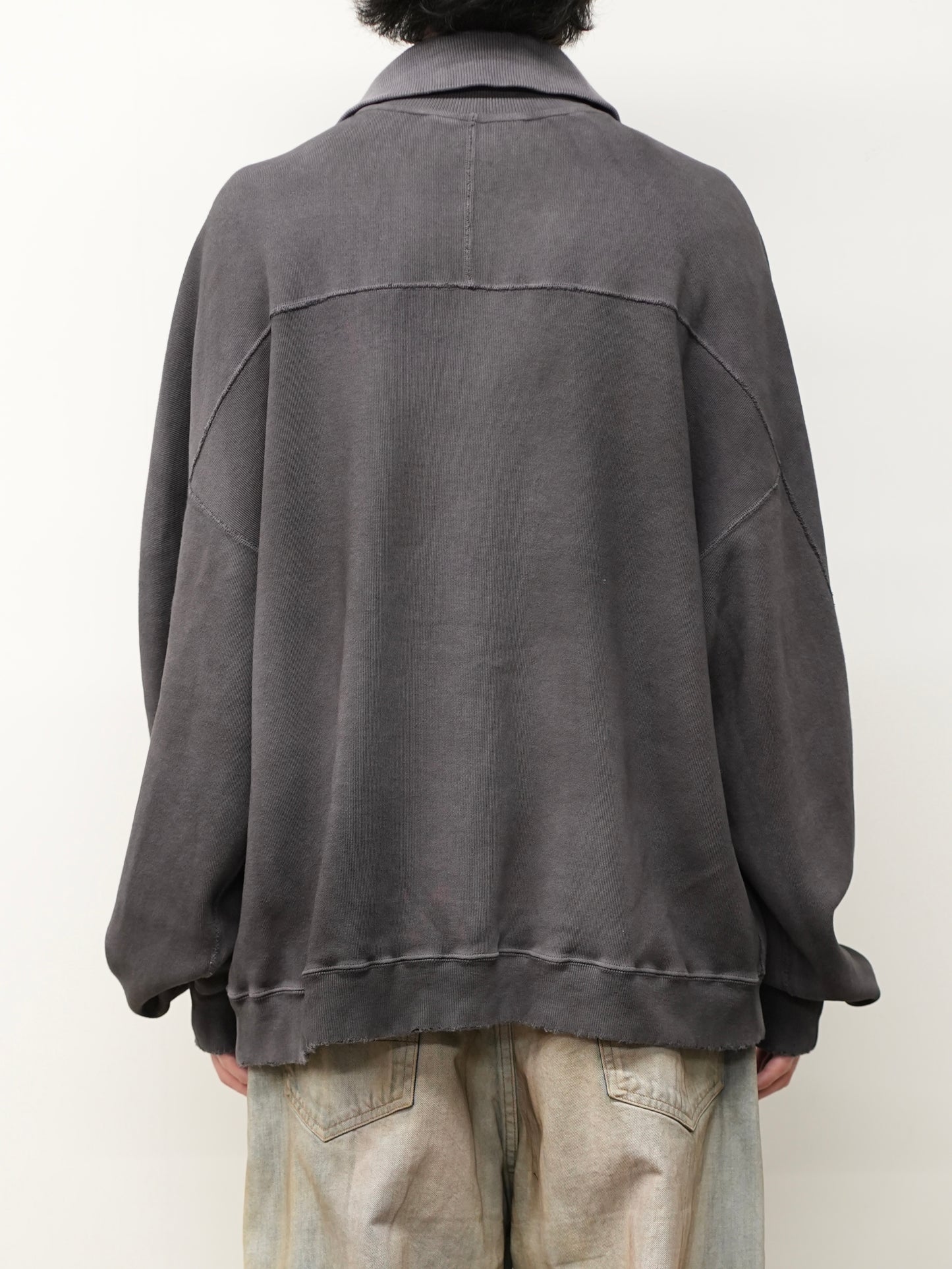 SMOOTH KNIT PULLOVER SHIRT(BLACK)