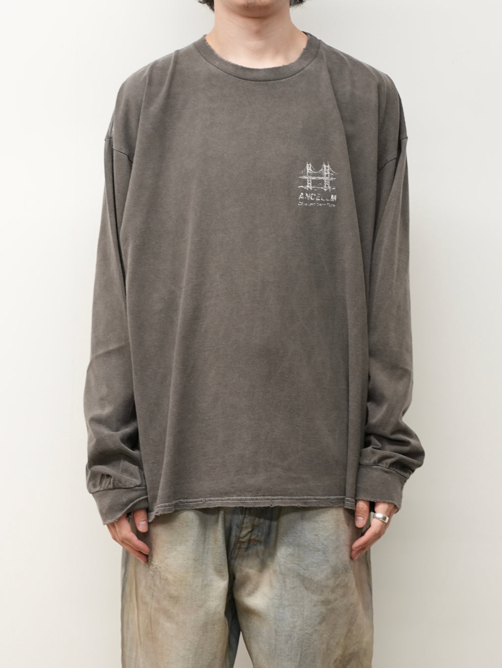 BRIDGE L/S T-SHIRT(BLACK)