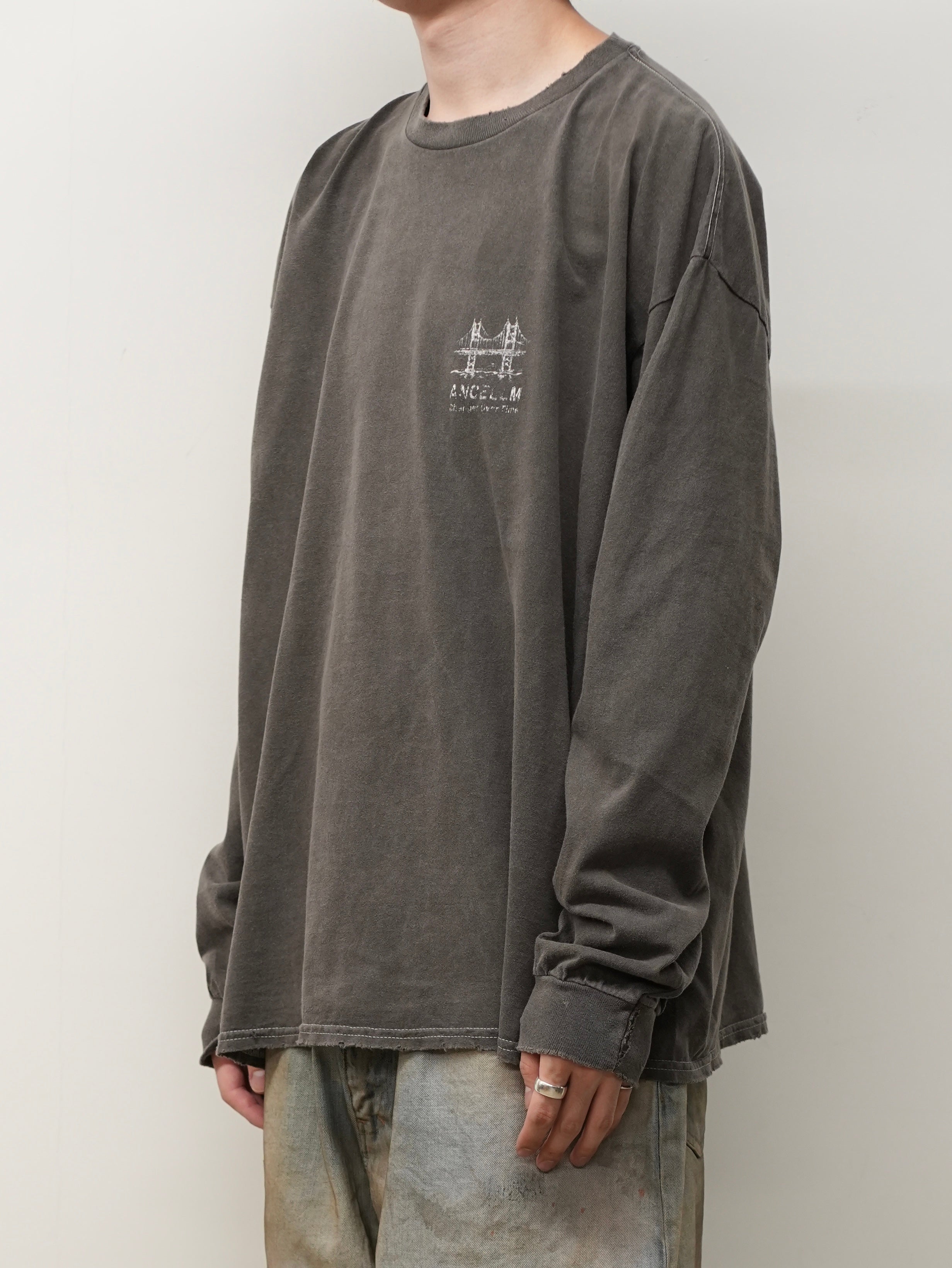 BRIDGE L/S T-SHIRT(BLACK) – ANCELLM