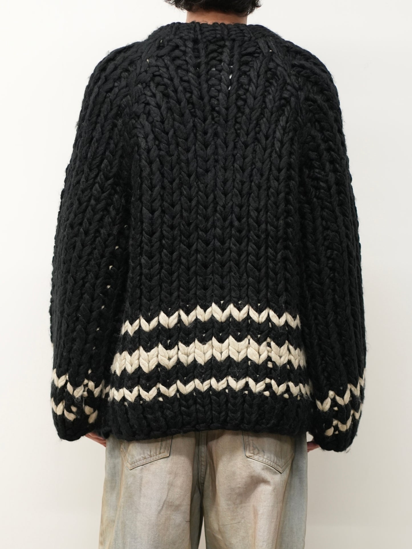 CHUNKY KNIT(BLACK)