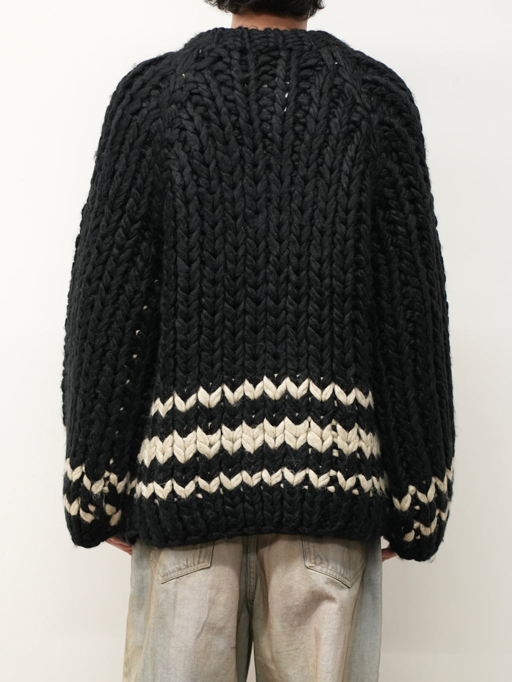 CHUNKY KNIT(BLACK)