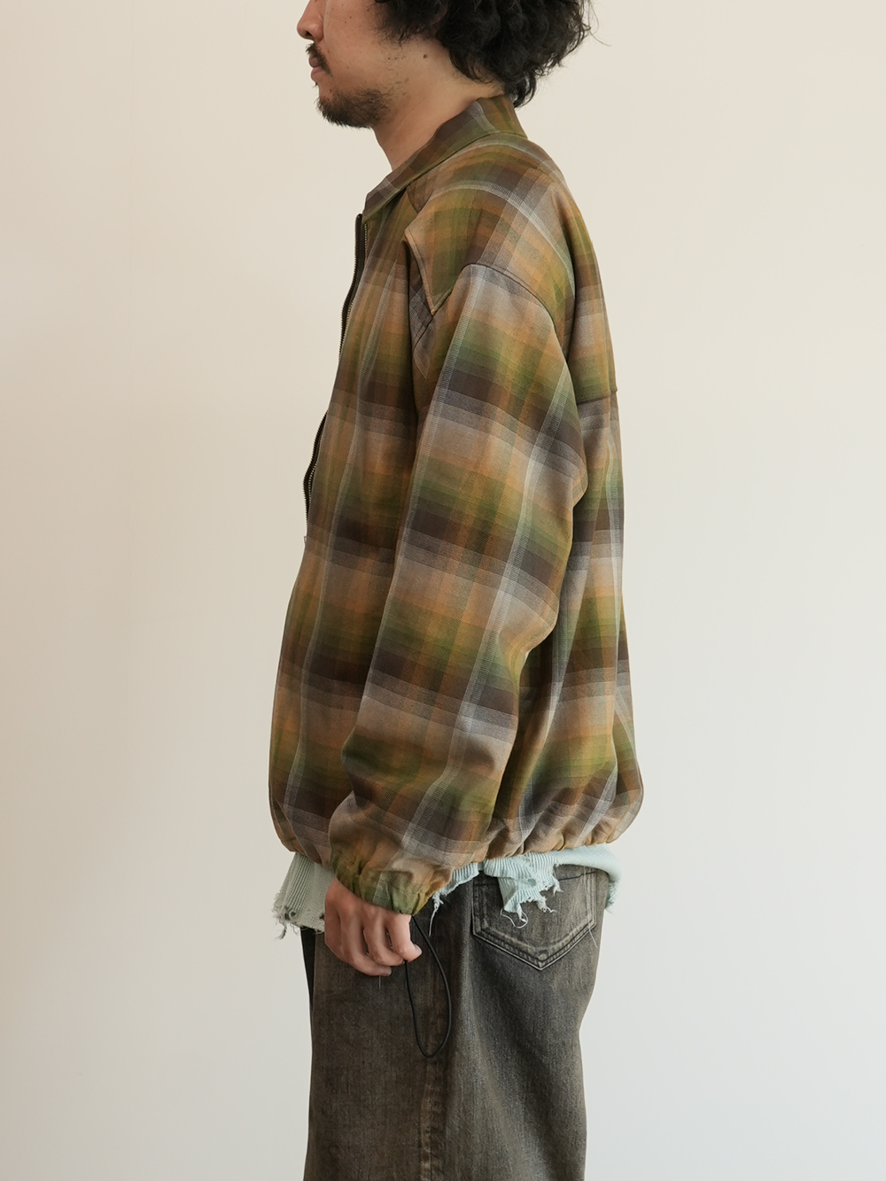 ANCELLM 24AW R/C CHECK PULL OVER SHIRT 2 ANCELLM 24AW R/C CHECK PULL OVER SHIRT 2