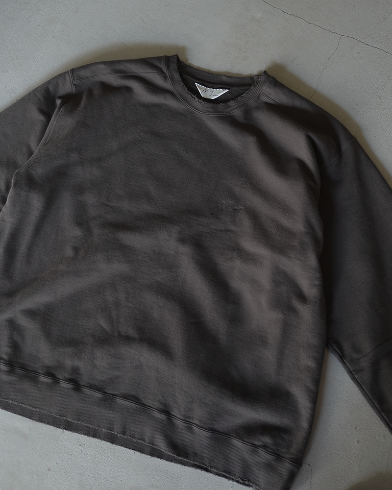 AGING OVER SWEAT SHIRT(F.BLACK) – ANCELLM