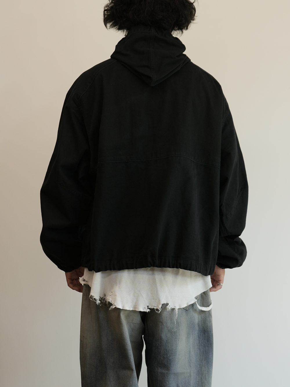 ANCELLM 24aw 2 アンセルム フーディミリタリージャケット かわゆ ブルゾン