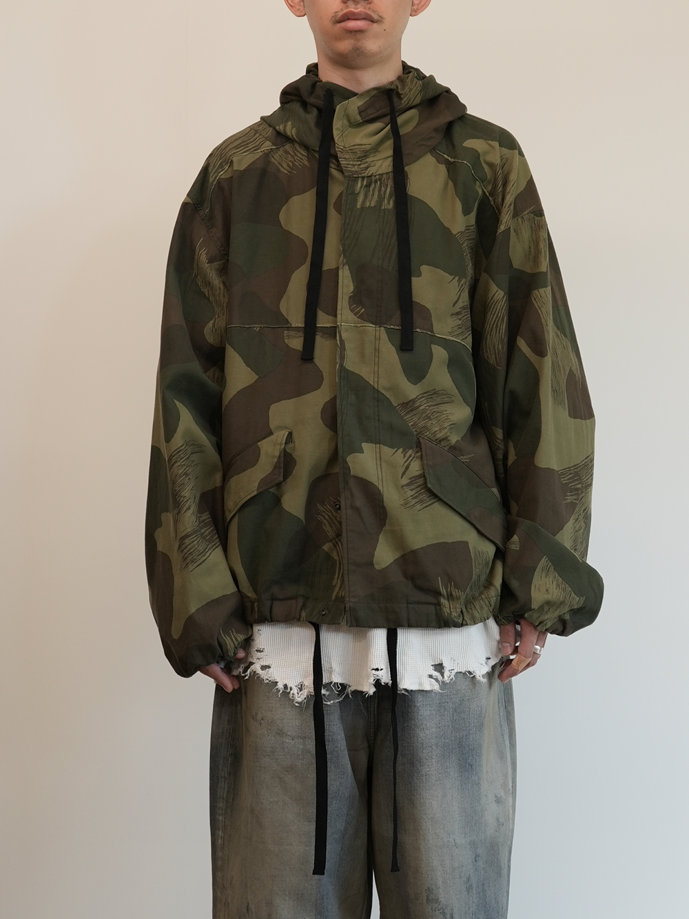 ancellm CAMO HOODIE JACKET(B.S CAMO) 1 ancellm CAMO HOODIE JACKET(B.S CAMO) 1