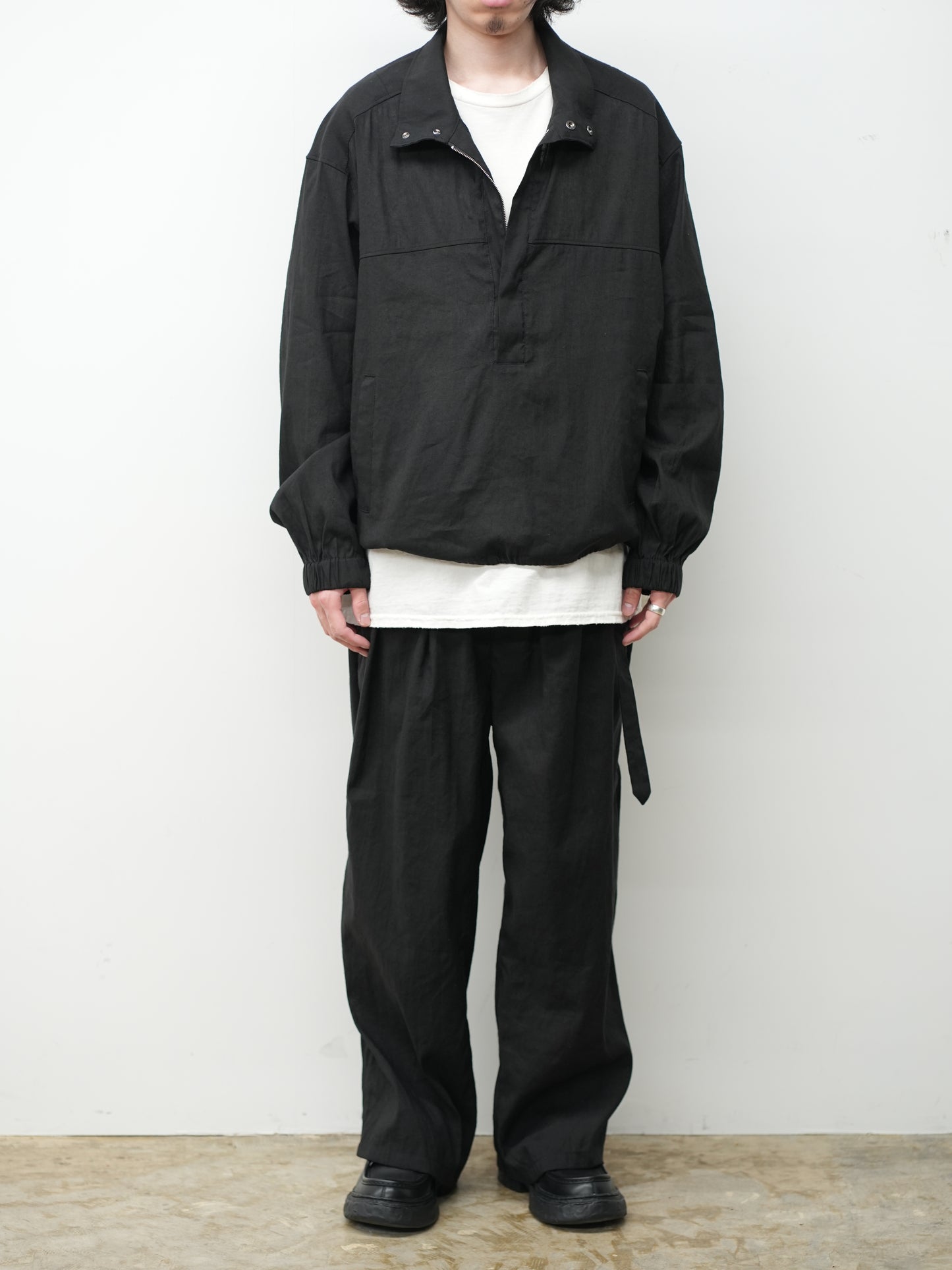 L/N PULLOVER SHIRT(BLACK)