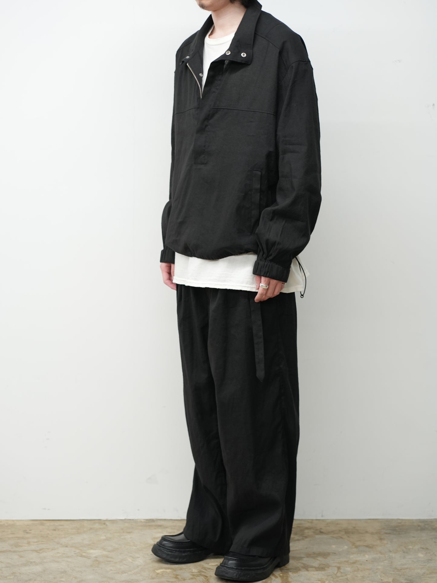 L/N PULLOVER SHIRT(BLACK)