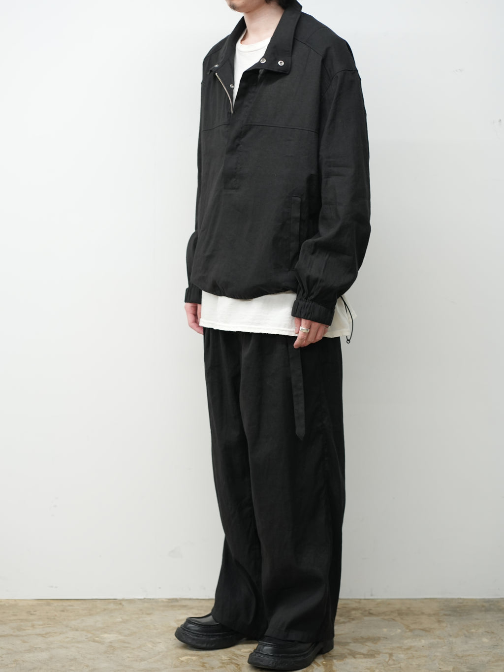 L/N PULLOVER SHIRT(BLACK)