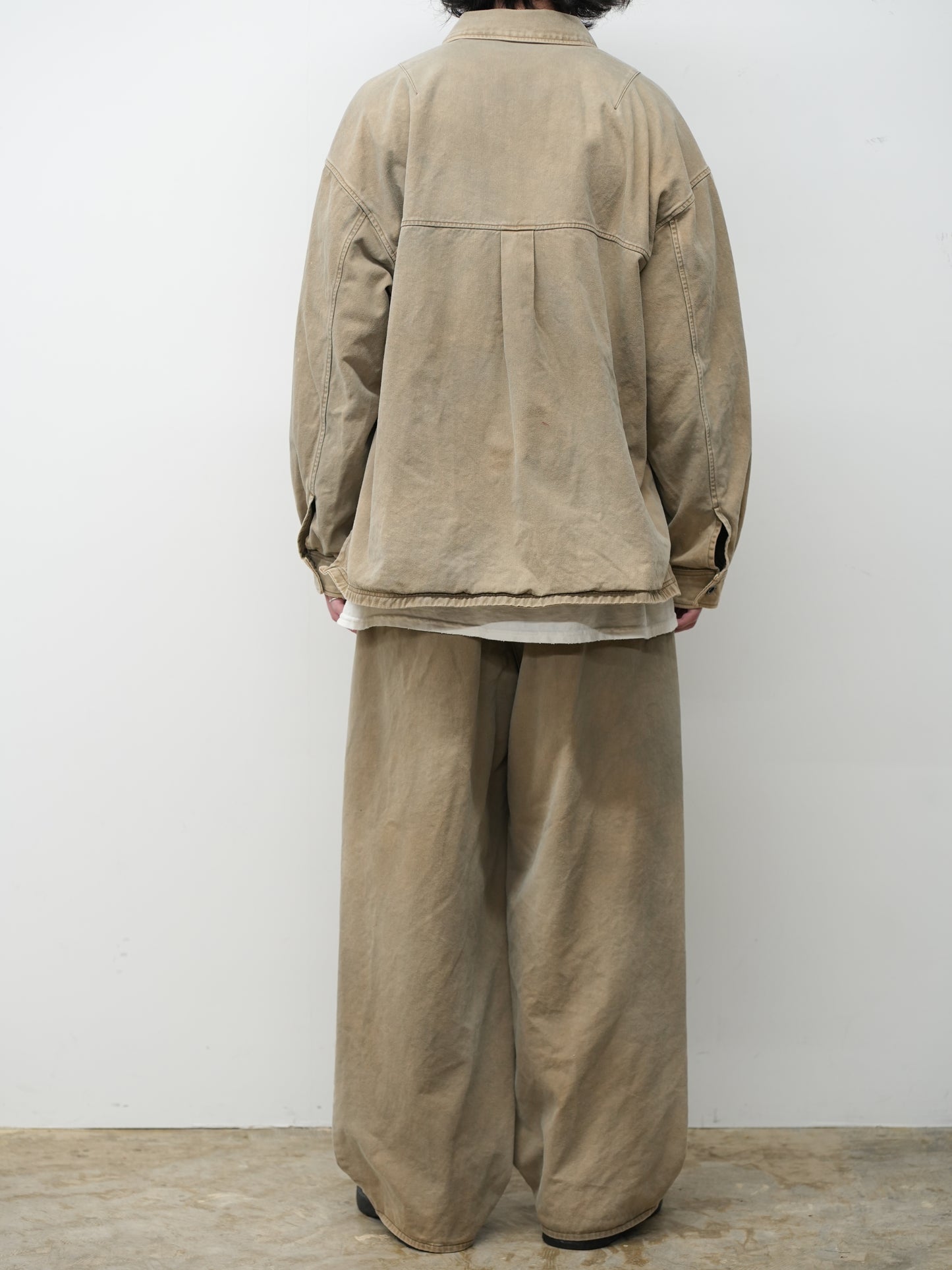 CHINO SHIRT JACKET(BEIGE)