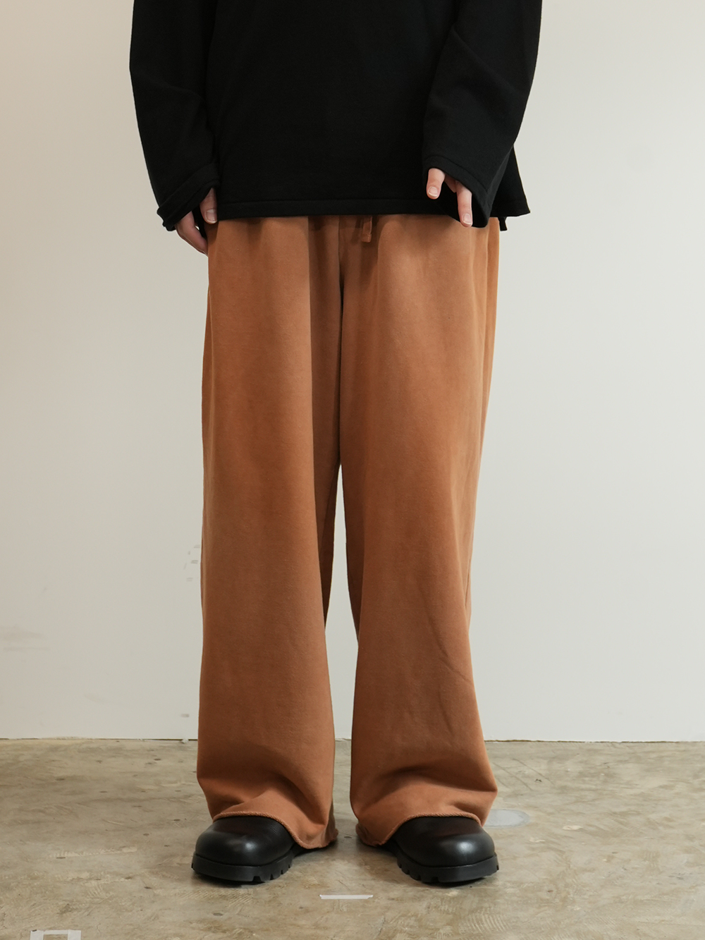 DYED SWEAT PANTS(TERRACOTTA)