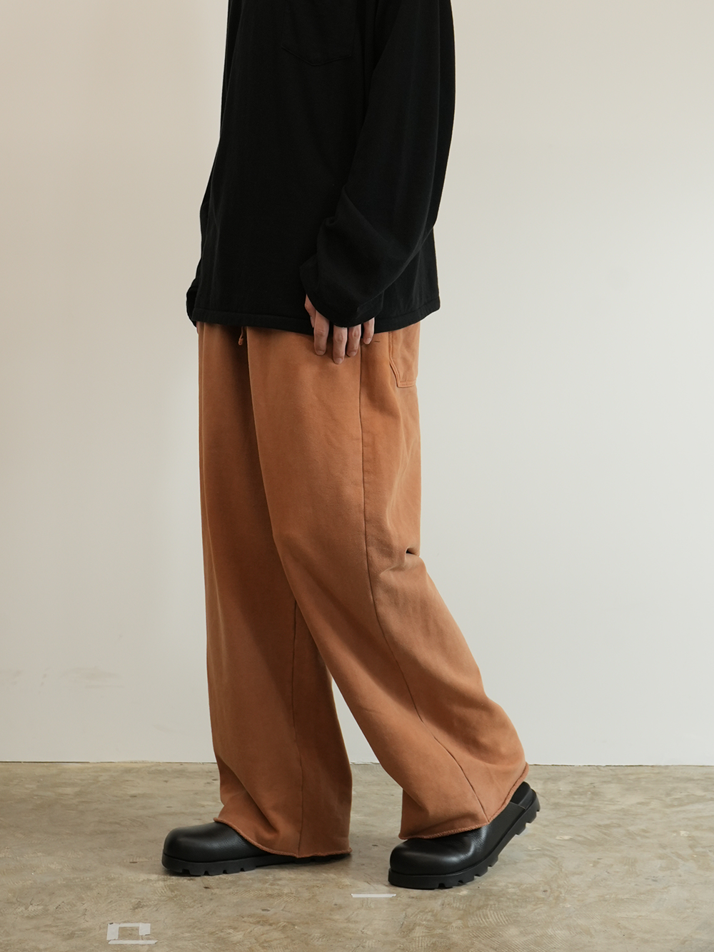 DYED SWEAT PANTS(TERRACOTTA)