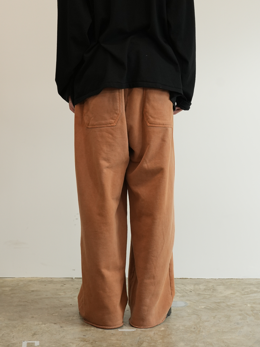 DYED SWEAT PANTS(TERRACOTTA)