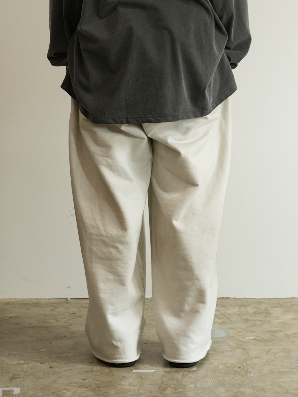 DYED SWEAT PANTS(WHITE)