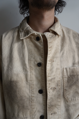 UNEVEN PAINT COVERALL(BEIGE)