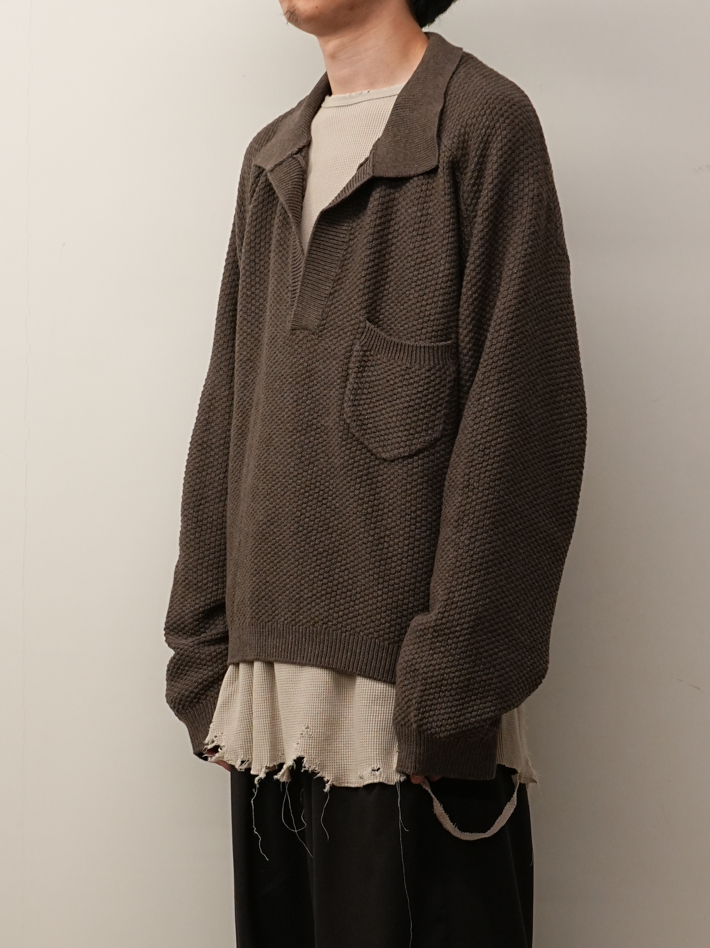 SKIPPER KNIT(BROWN)