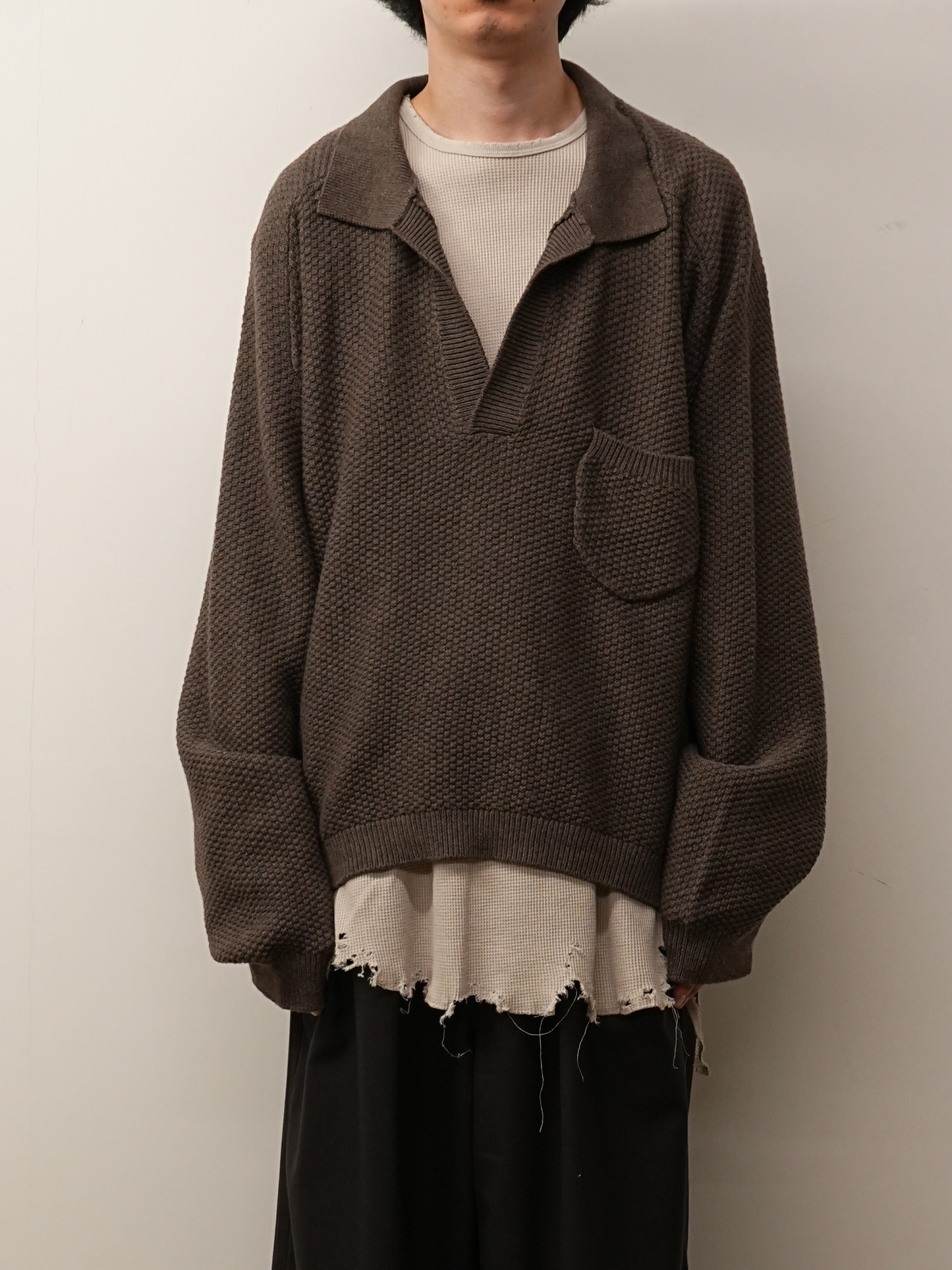 SKIPPER KNIT(BROWN)