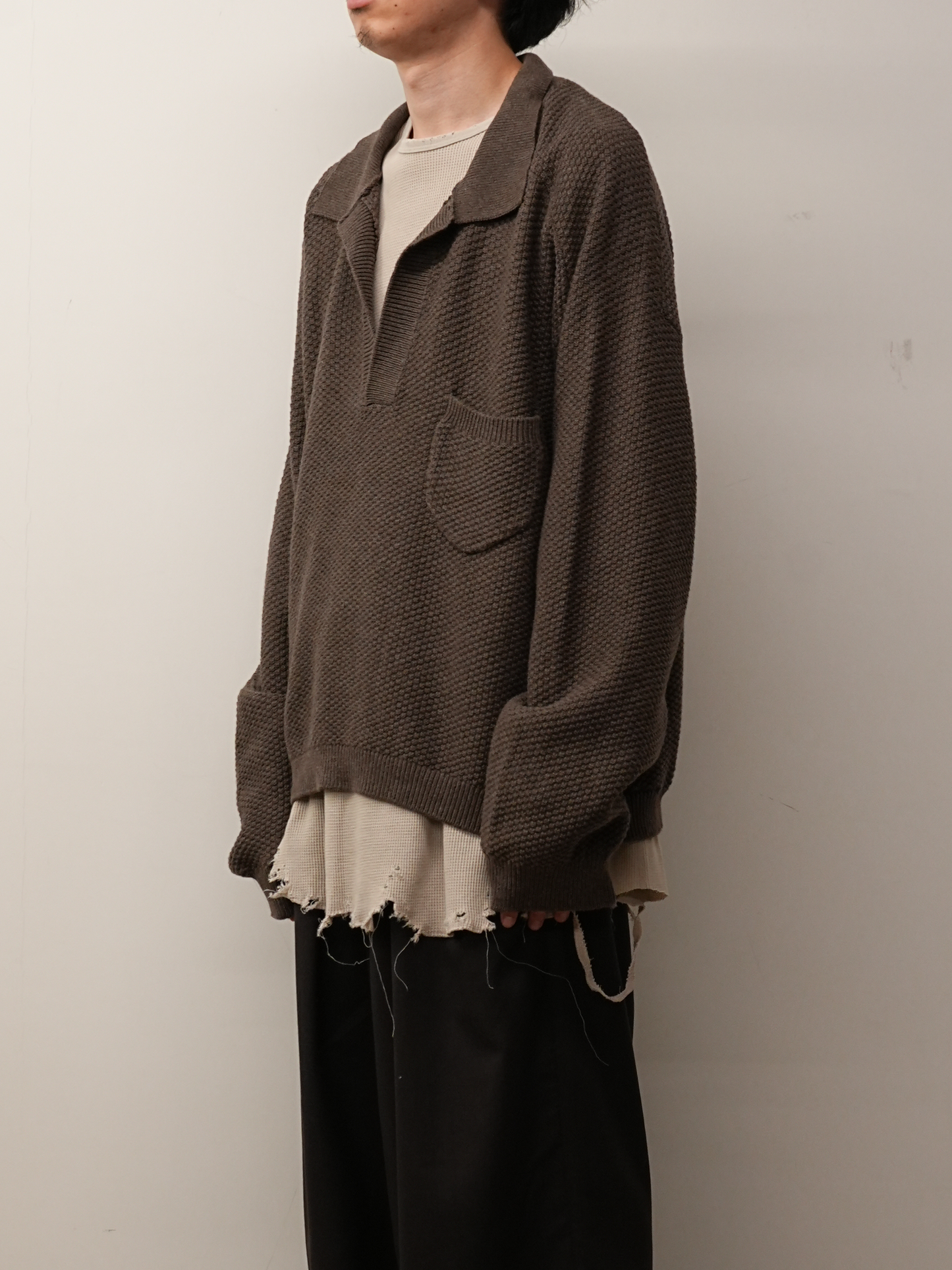SKIPPER KNIT(BROWN)