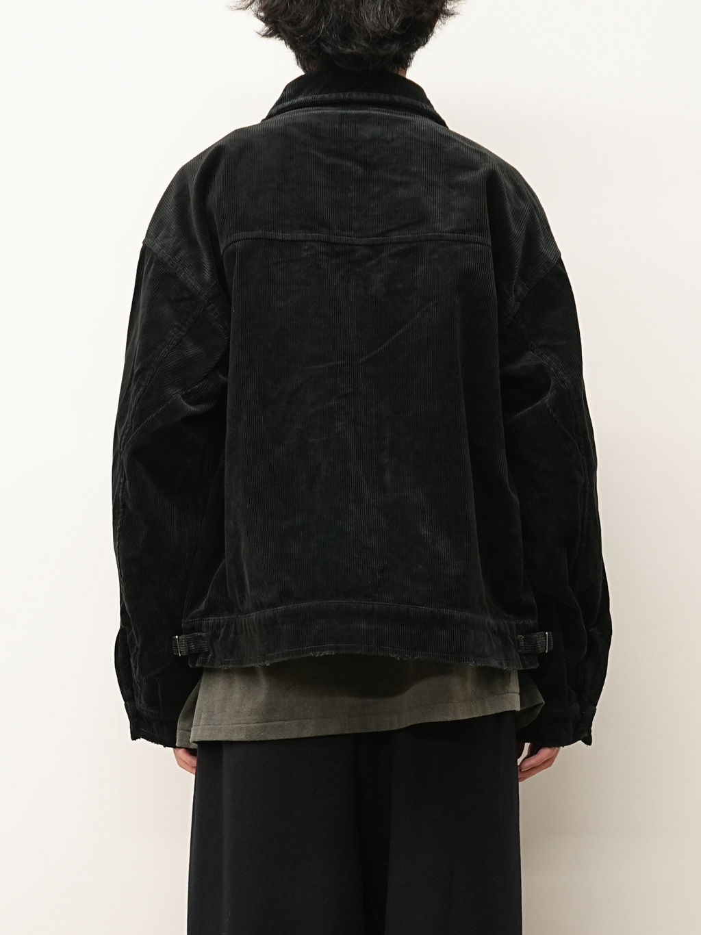CORDUROY ZIPUP JACKET(BLACK)