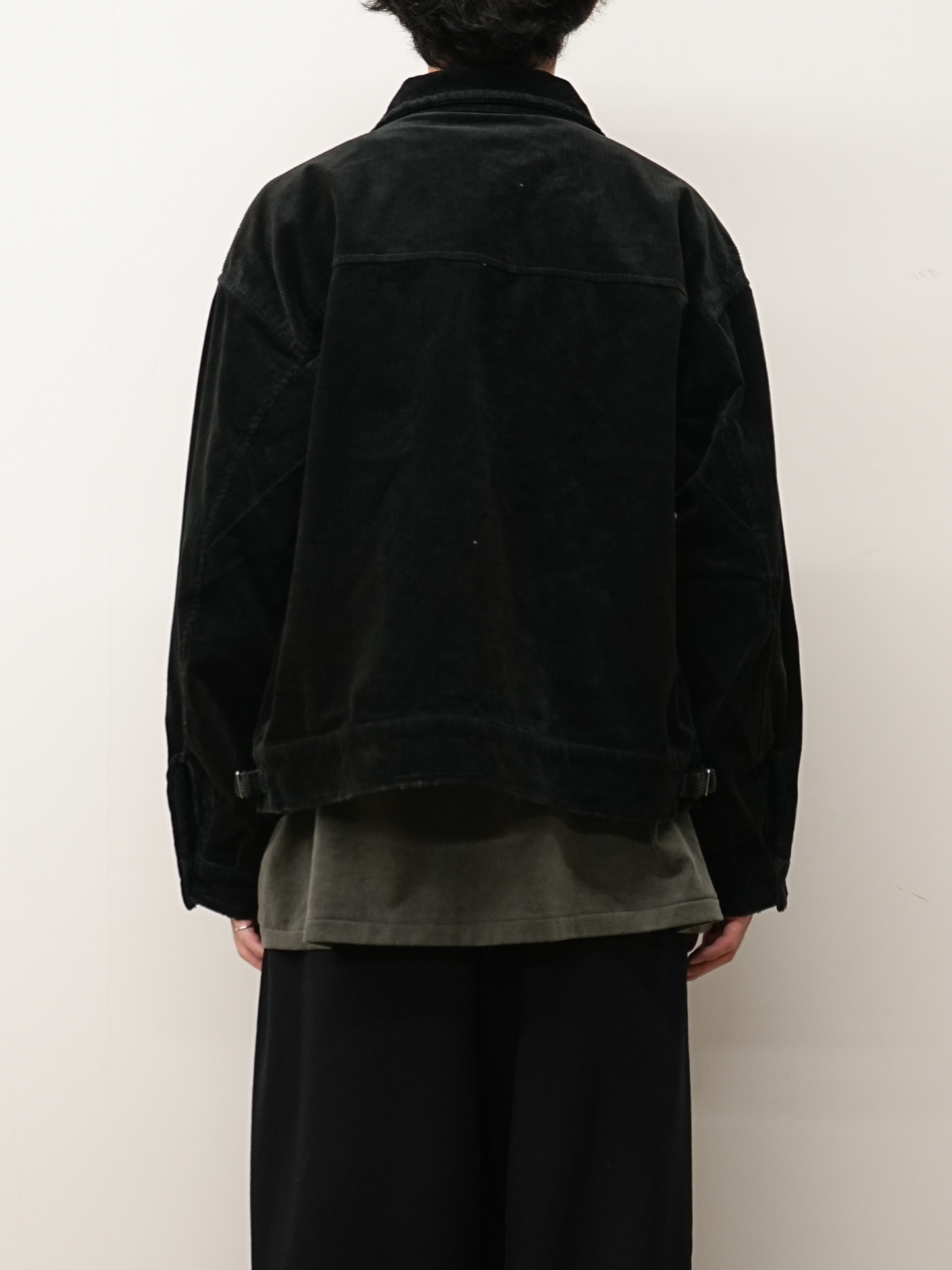 CORDUROY ZIPUP JACKET(BLACK)