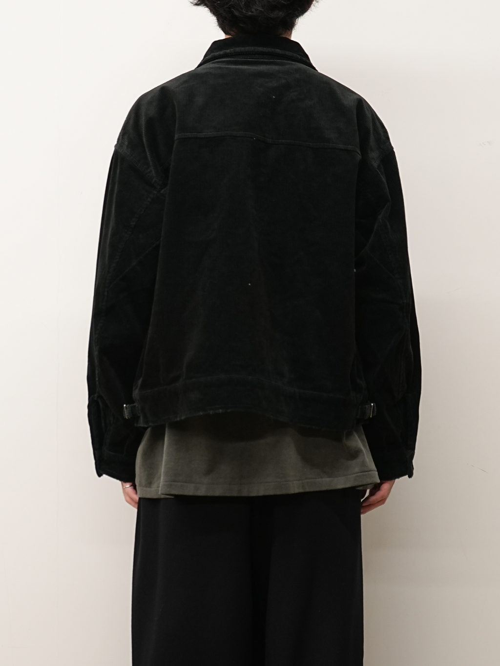 CORDUROY ZIPUP JACKET(BLACK)