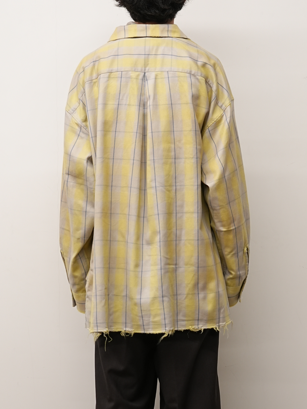 C/R CHECK SHIRT(YELLOW）