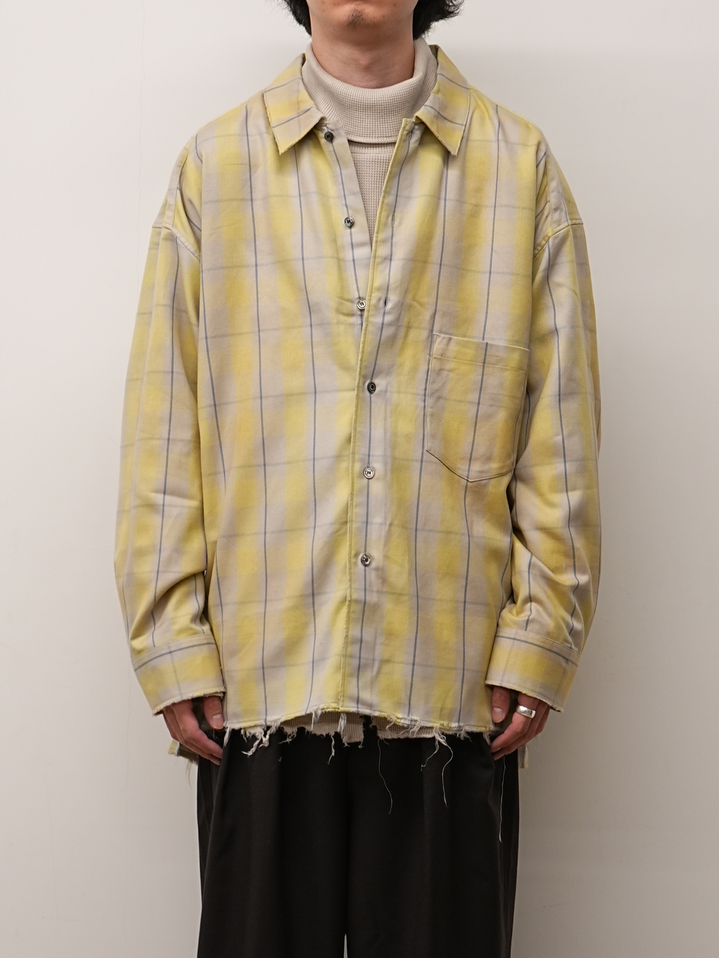 C/R CHECK SHIRT(YELLOW) – ANCELLM C/R CHECK SHIRT(YELLOW) – ANCELLM
