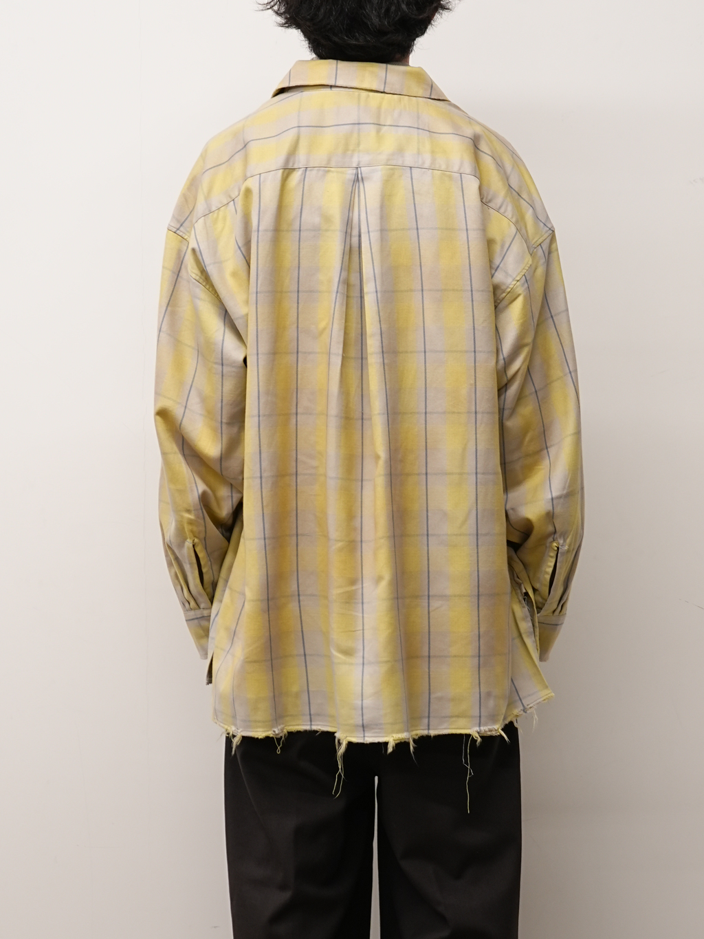 C/R CHECK SHIRT(YELLOW）