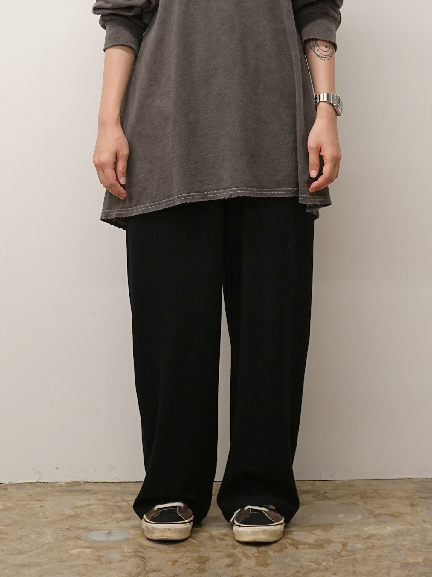 WOOL GATHERS SLACKS(BLACK)