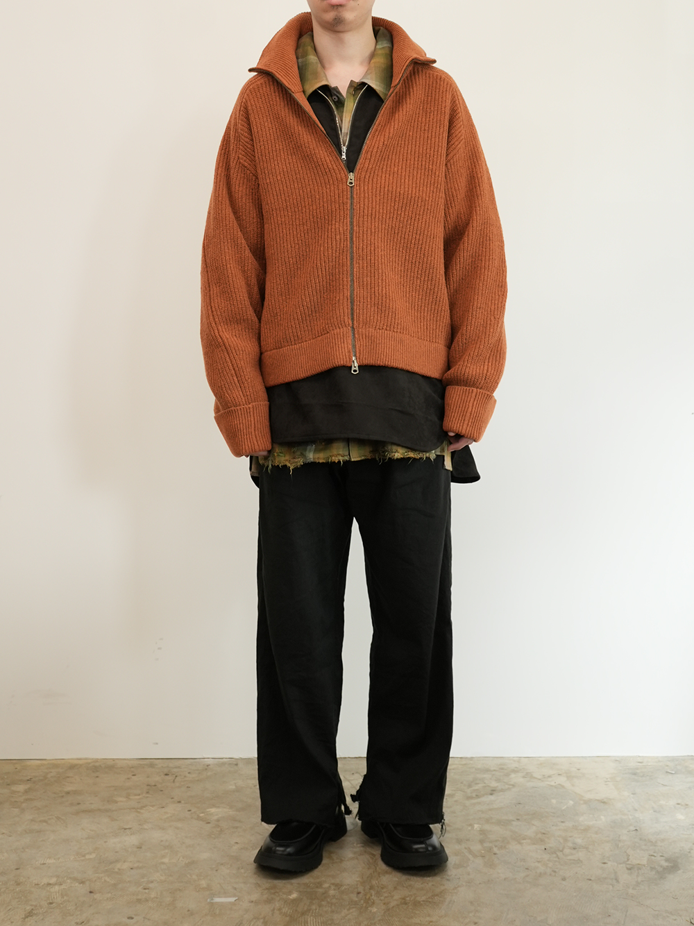 DRIVERS KNIT(TERRACOTTA)