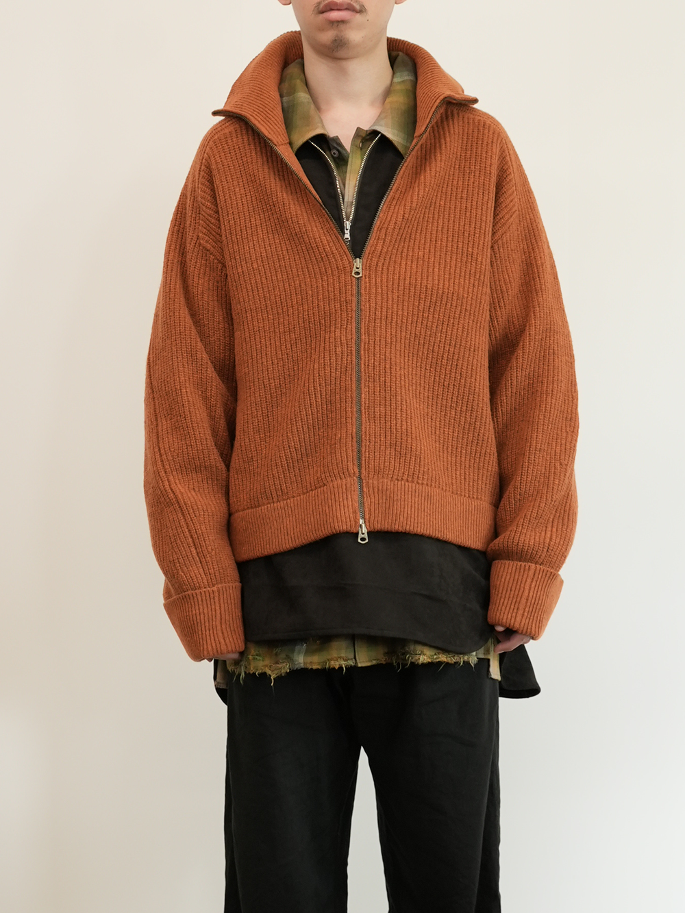 DRIVERS KNIT(TERRACOTTA)